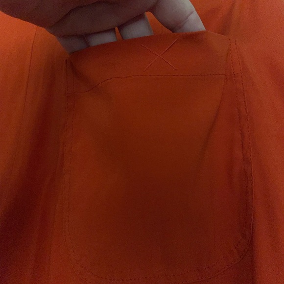 KRISTENSEN DU NORD BEAUTIFUL ORANGE SILK PLEATED DRAWSTRING PANTS SZ 1/US 4 NWT - Picture 8 of 9